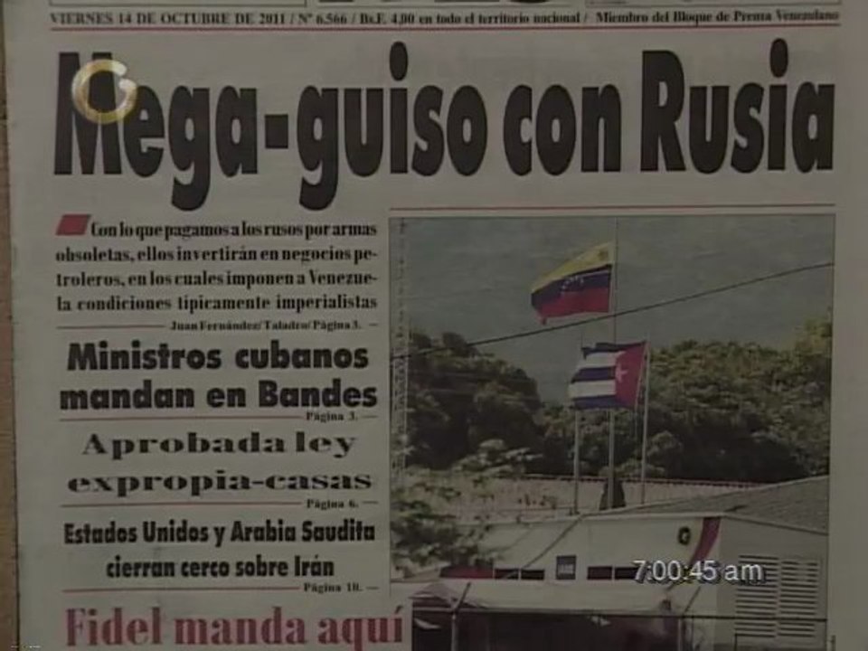 Nacionales del día