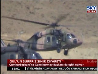 Gül'ün Sürpriz Sınır Ziyareti