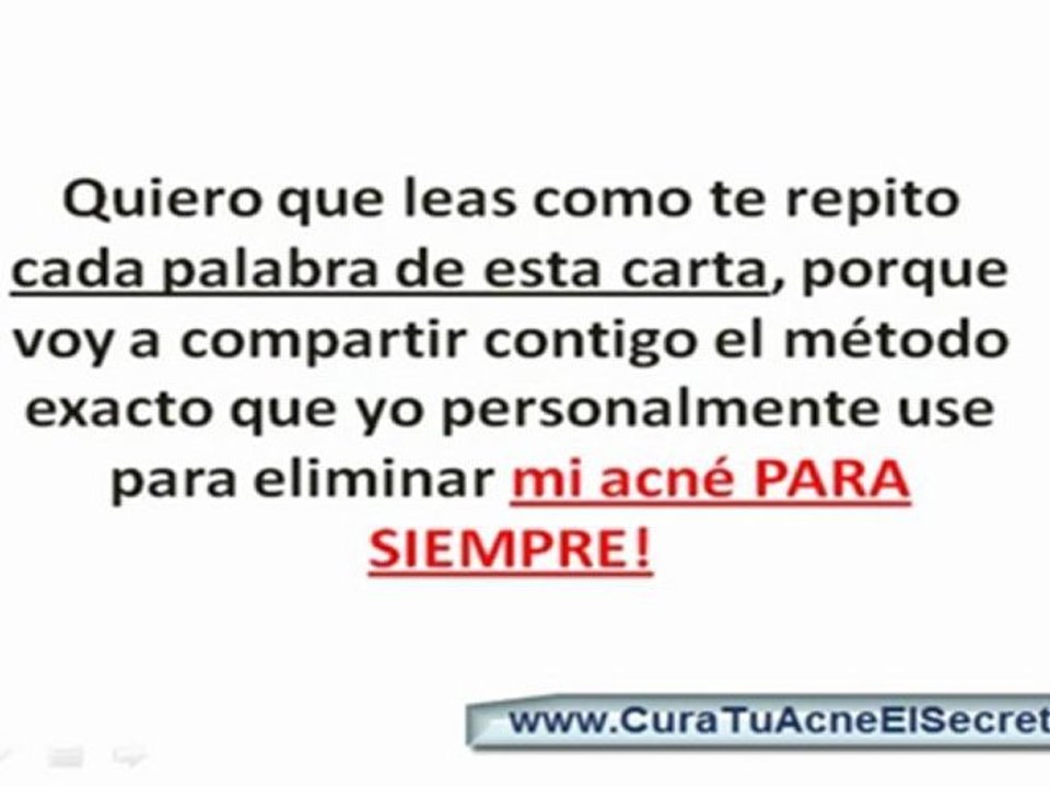 Como Eliminar las Manchas del Acne