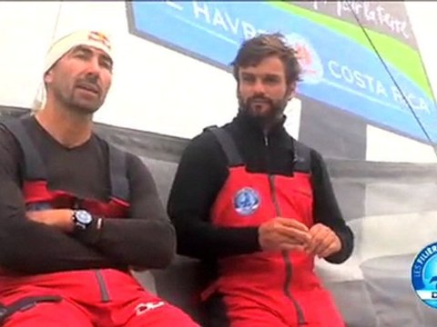 La vie à bord de DCNS 1000 selon Luc Alphand / Transat Jacques Vabre 2011