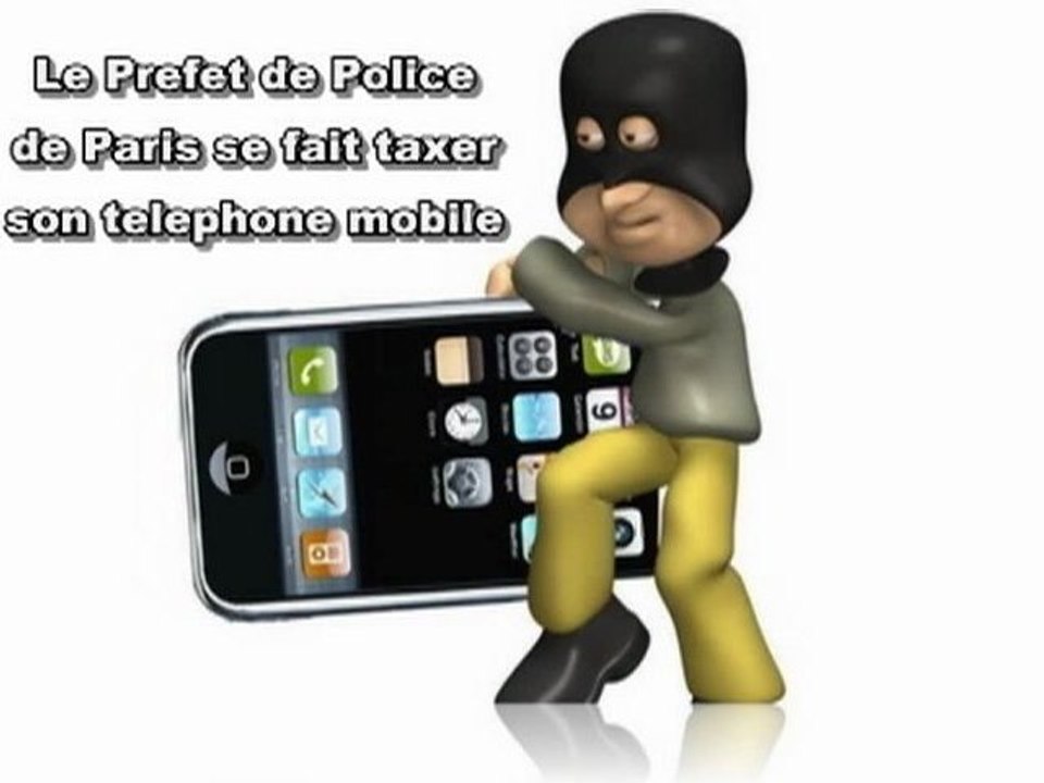 Vol telephone portable pas ordinaire