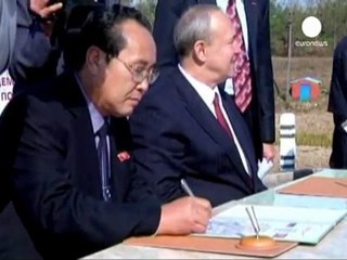 Rail link between North Korea and Russia inaugurated