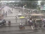 Bus hits Bike Accident in Kathmandu Nepal