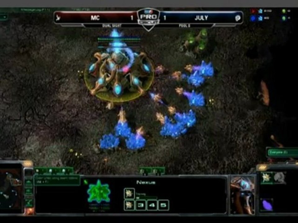 MLG Orlando 2011 - Starcraft II - Game 1 2 & 3 - oGs MC (P) VS ST July (Z)