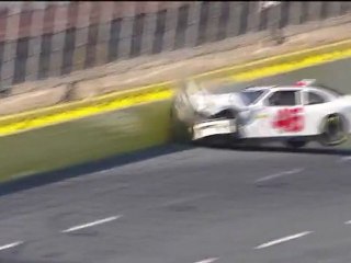 NASCAR Nationwide Charlotte 2011 QLF Huge crash Miller