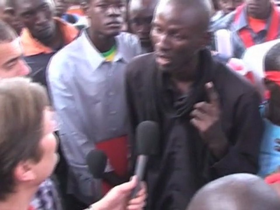 Manifestation étudiante à Dakar