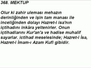 İMAM RABBANİ BAKIN ALALH'I NERELERDE GÖRÜYORMUŞ - -MEKTUBAT