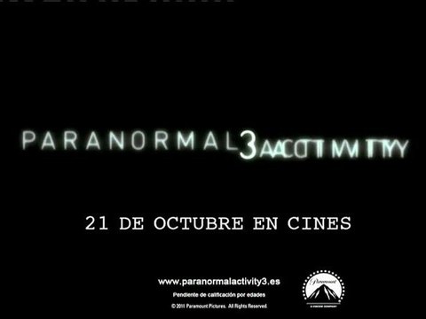 Paranormal Activity 3 Spot1 HD [10seg] Español