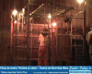 Piesa de teatru "Victima si calau" cu Teatrul de Nord Satu Mare