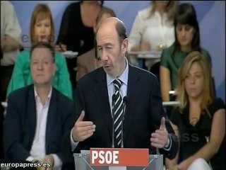 Rubalcaba: "El PP sólo ha hablado mal de España"