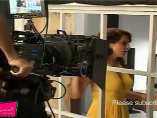 Gorgeous Babe Kangana Ranaut On Location Of TVC