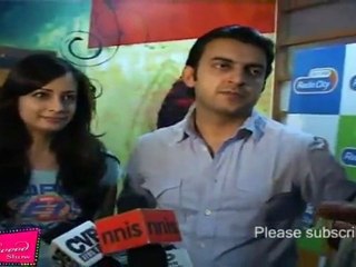Diya Mirza With Cast Of 'Love Breakups Zindagi' At Radio City