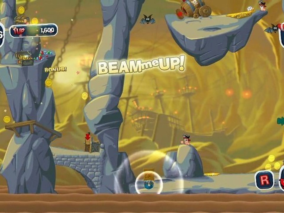 Worms Crazy Golf - Pirates Cave Elements Trailer