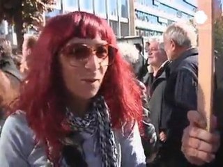 Anche la Germania si indigna: manifestanti davanti alla BCE