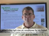Englewood Air Condtioning Tips- How do I get the right size air conditioner for my home