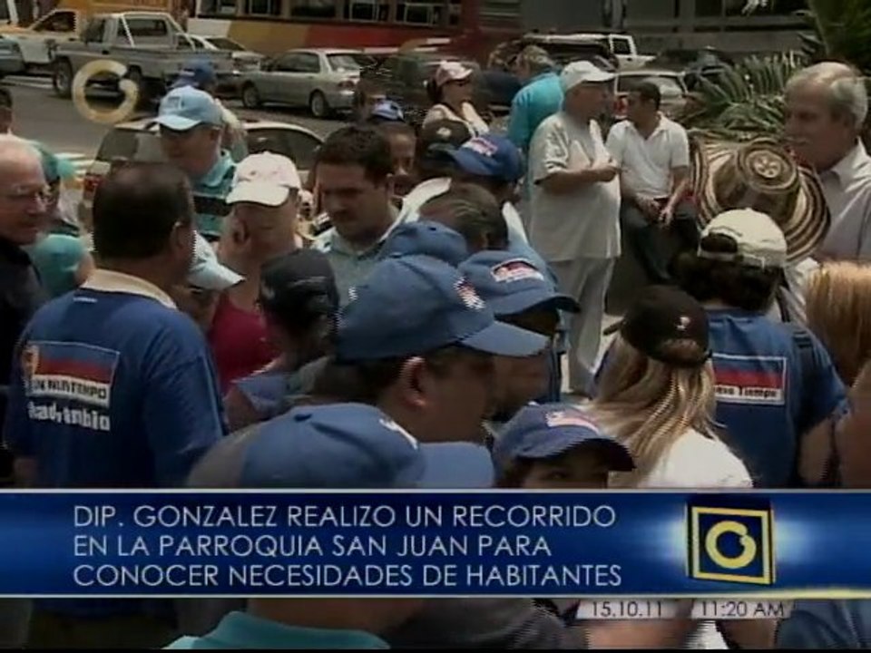 Stalin Gonzalez recorrió Caracas