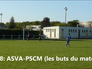Les buts du match ASVA - PSCM en U18