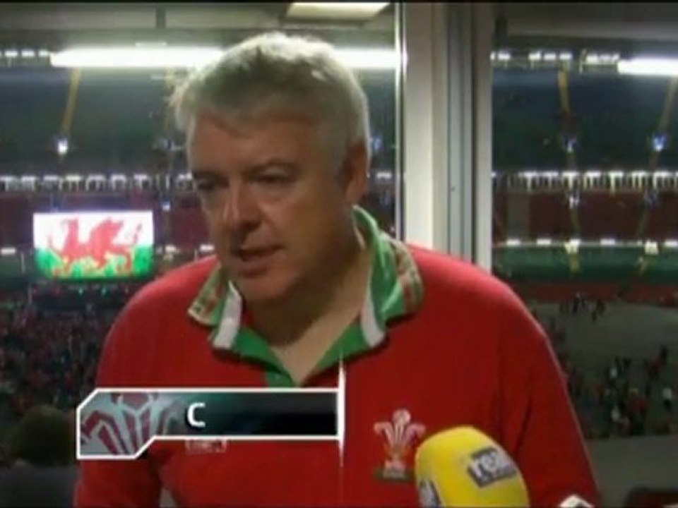 Galles - La reazione dei tifosi