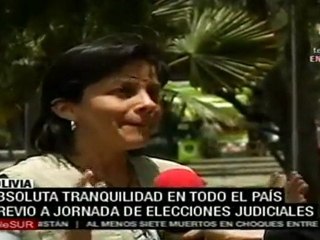 Todo listo en Bolivia para elecciones judiciales