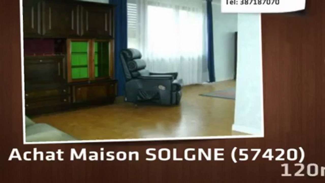 A vendre - maison - SOLGNE (57420) - 120m²