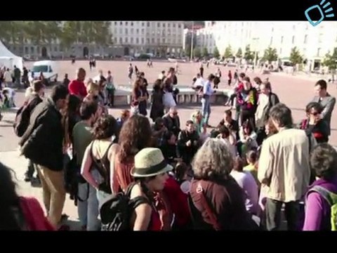 Les indignés à Lyon (15 octobre 2011)