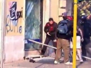 Violence and arrests in Europe protests