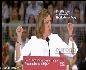 Chacón: El PP quiere seguir ofendiendo a Cataluña