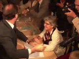 François Hollande a voté dimanche matin dans son fief de Tulle
