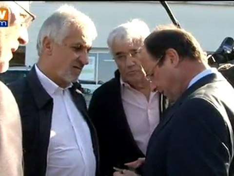 Matinée de Hollande dans son fief de Corrèze