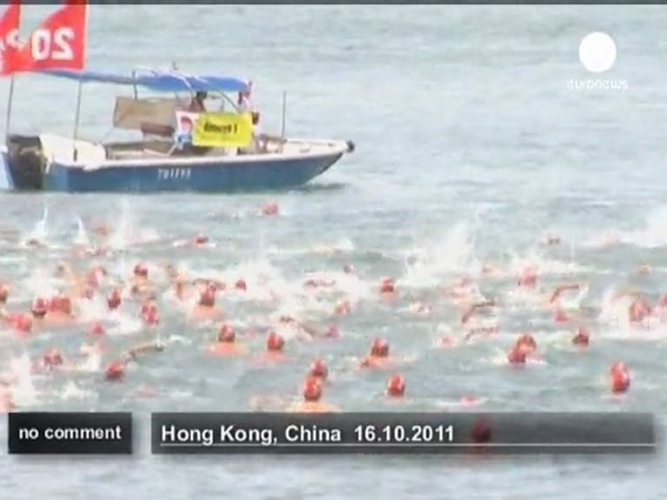 Hong Kong cross-harbour race - no comment