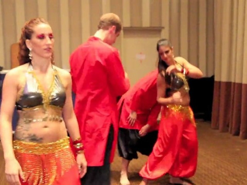 Backstage at the Canada Salsa Congress 2011