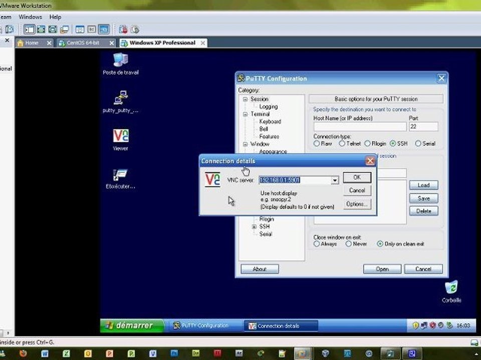 WebTutos - Tutoriel - Server CentOS - VNC Over SSH