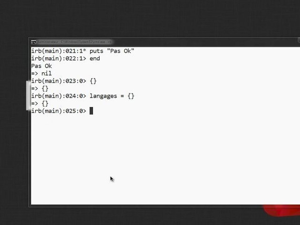 Ruby - Tableaux, Hash et Classes - Les bases pour bien débuter sur Ruby
