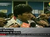 Evo Morales votó en elecciones de autoridades judiciales
