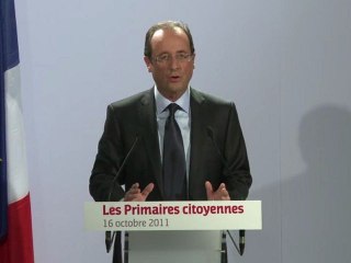 Hollande "prend acte avec fierté" de sa victoire