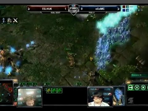 MLG Orlando 2011 - Starcraft II - Game 1 & 2 - EG Huk (P) VS oGs MC (P)