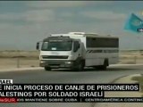 Inicia proceso para canje de prisioneros en Israel