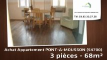 A vendre - appartement - PONT-A-MOUSSON (54700) - 3 pièces