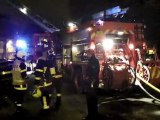 Un appartement ravagé par les flammes à Boulogne-sur-Mer (Pas-de-Calais)