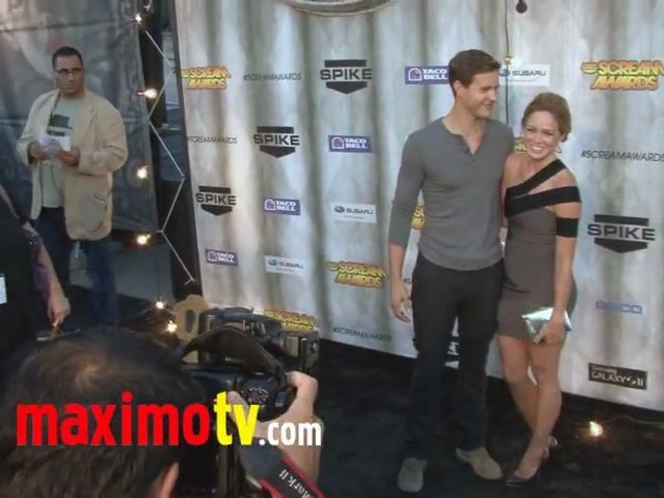 DEATH VALLEY Caity Lotz and Bryce Johnson Spike TV's 2011 Scream Awards
