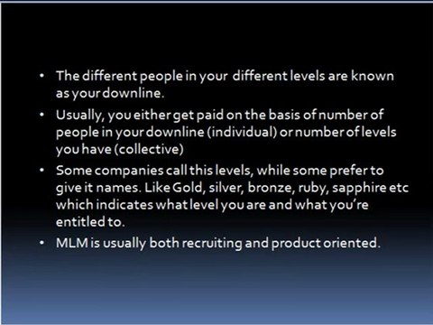 Difference between network marketing, mlm, affiliate marketing and pyramids 1 of 3