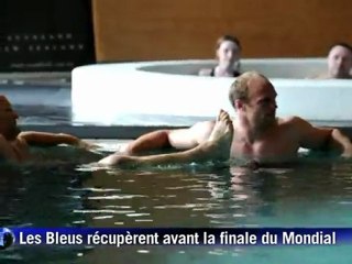 Mondial: pause détente pour le XV de France avant la finale
