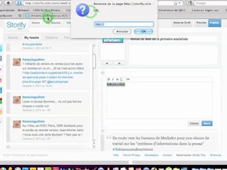 Tutoriel Storify