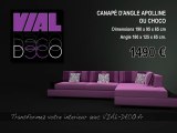 Vial Déco - Publicité - Canapé Apolline