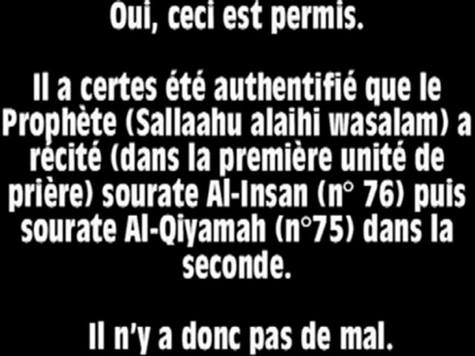 Est-il obligatoire de réciter les sourates dans l'ordre ? Cheikh Abdullah Al Adani