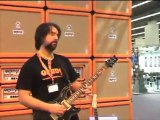 Orange OR50 head at Frankfurt Musikmesse With Rob Chapman