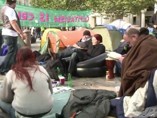 London anti-banker protests enter third day