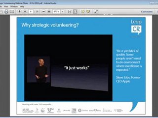 'Strategic Volunteering': The Bottom Line Business Impact