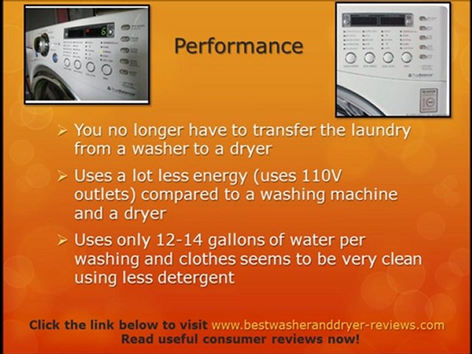 Consumer Reviews - LG WM3987HW Front Load Washer Dryer Combo