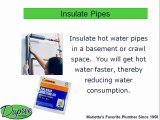 Why Insulated Hot Water Pipes in Your Basement Will Get Hot Water Faster and Reduce Water Consumption